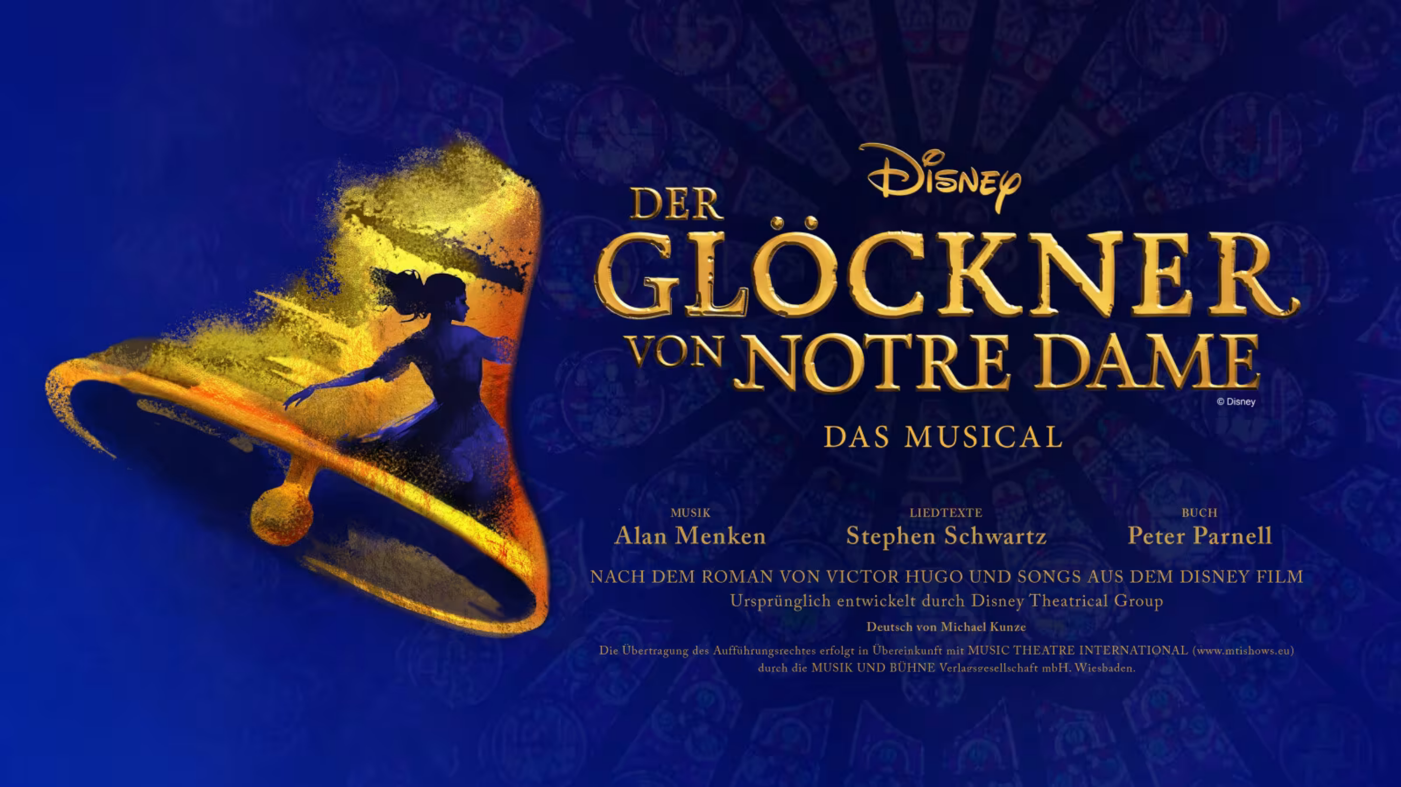 Keyvisual Der Glöckner von Notre Dame im Capitol Theater Düsseldorf